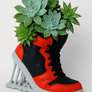 Vaso Decorativo Tênis Sneaker - Estilo Único Impresso em 3D!