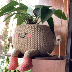 Vaso Balanço de Tricô mais não é Tricô… 😅